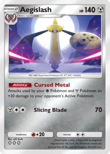 Aegislash · B4b-341 · ◇◇◇ · Deluxe Pack: Mega
