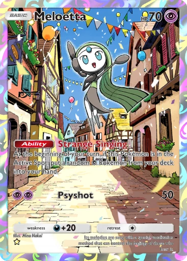 Meloetta · B4b-405 · ☆ · Deluxe Pack: Mega