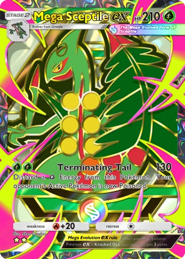 Mega Sceptile ex · B4b-410 · ☆☆ · Deluxe Pack: Mega