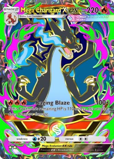 Mega Charizard X ex · B4b-411 · ☆☆ · Deluxe Pack: Mega