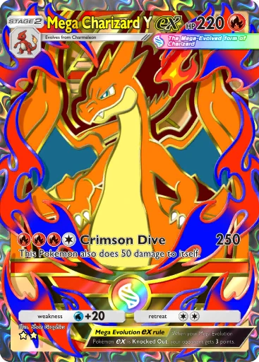 Mega Charizard Y ex · B4b-412 · ☆☆ · Deluxe Pack: Mega