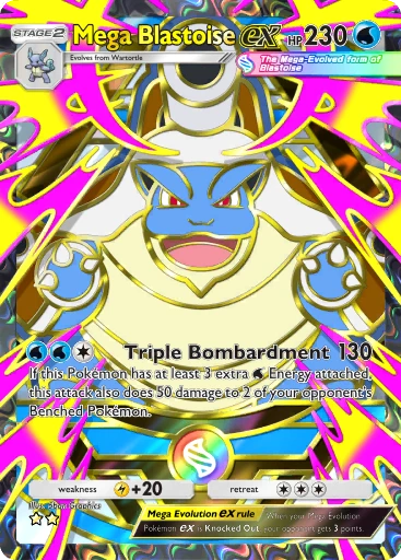 Mega Blastoise ex · B4b-414 · ☆☆ · Deluxe Pack: Mega