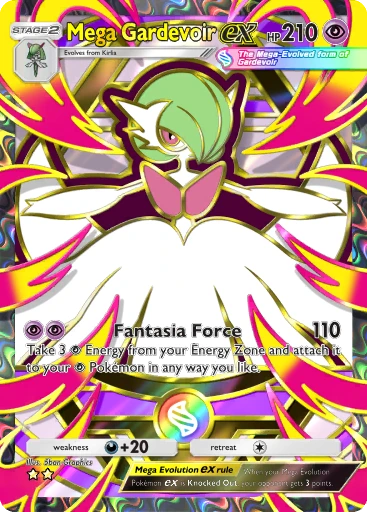 Mega Gardevoir ex · B4b-416 · ☆☆ · Deluxe Pack: Mega
