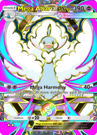 Mega Altaria ex · B4b-417 · ☆☆ · Deluxe Pack: Mega