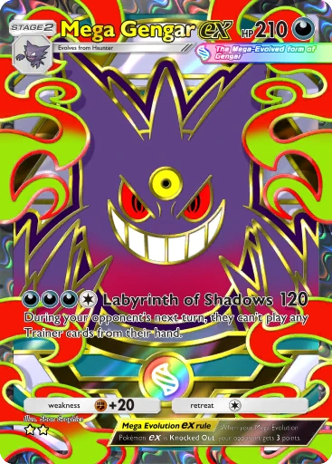Mega Gengar ex · B4b-419 · ☆☆ · Deluxe Pack: Mega