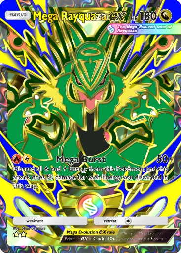 Mega Rayquaza ex · B4b-420 · ☆☆ · Deluxe Pack: Mega