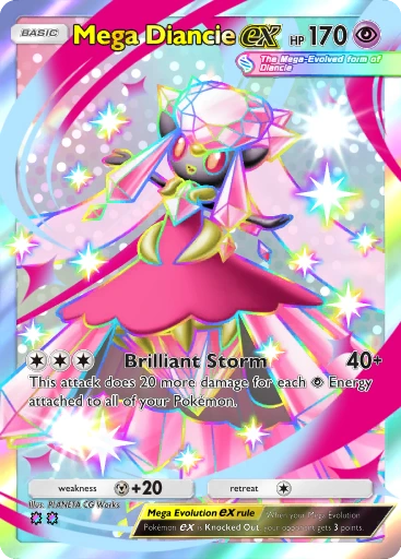 Mega Diancie ex · B4b-427 · ✧✧ · Deluxe Pack: Mega